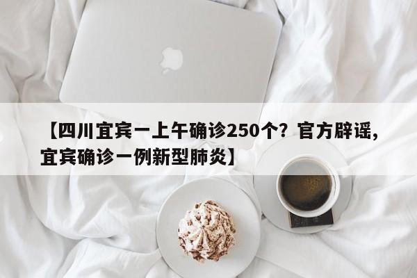 【四川宜宾一上午确诊250个?官方辟谣,宜宾确诊一例新型肺炎】